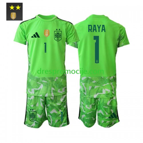 Španjolska David Raya 1 Dres Golmanski Dječji Treći 2026/2027 Kratkih Rukava Španjolska David Raya 1 Dres Golmanski Dječji Treći 2026/2027 Kratkih Rukava